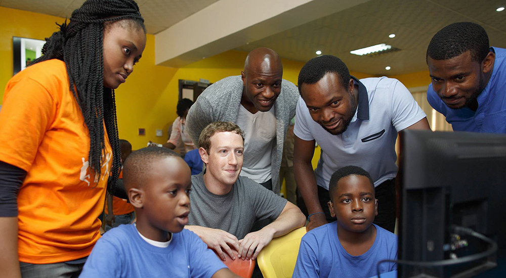 Facebook’s Zuckerberg breezes into Lagos feeling innovation tempo
