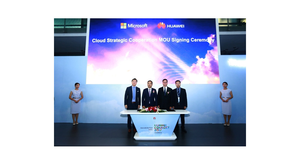 Huawei cloud and Microsoft apps embark on new strategic cooperation