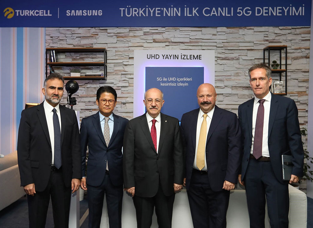 Turkey’s first live 5G trial performed by Turkcell and Samsung