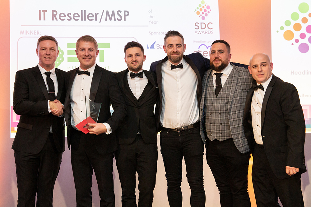 EfficiencyIT wins ‘IT Systems Reseller of The Year’ at SDC Awards 2019