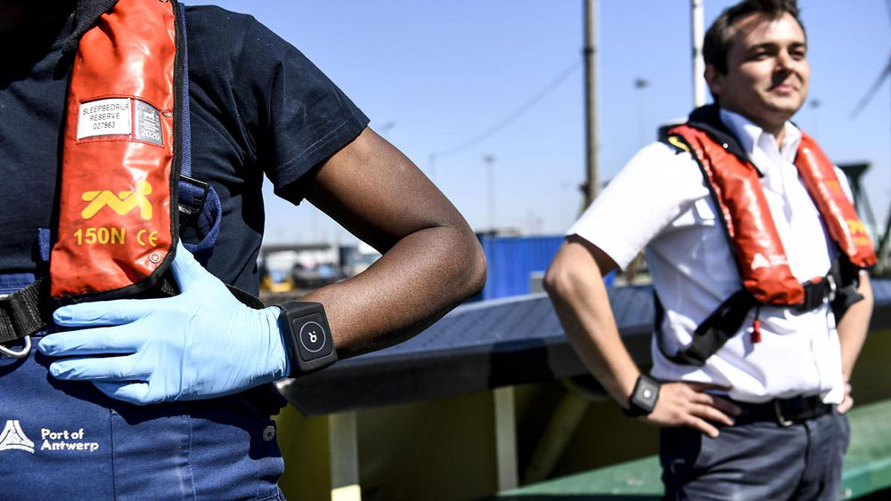 Port of Antwerp tests smart bracelet to aid social distancing