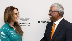 Aston Martin Aramco Formula One Team and NetApp renew partnership