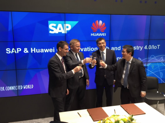 Huawei & SAP establish joint innovation for IoT