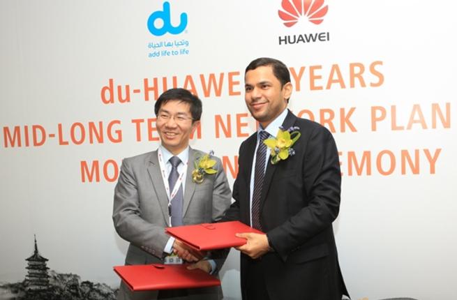 du & Huawei partner to build broadband