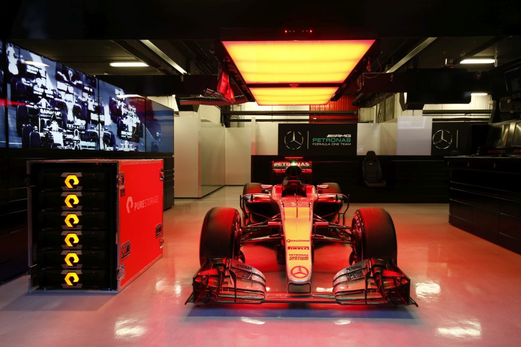 Mercedes F1 partners with Pure Storage for track side boost