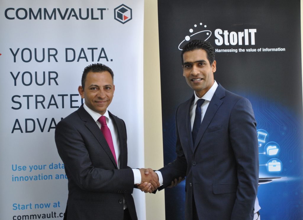 StorIT and Commvault sign distribution agreement for the ME region