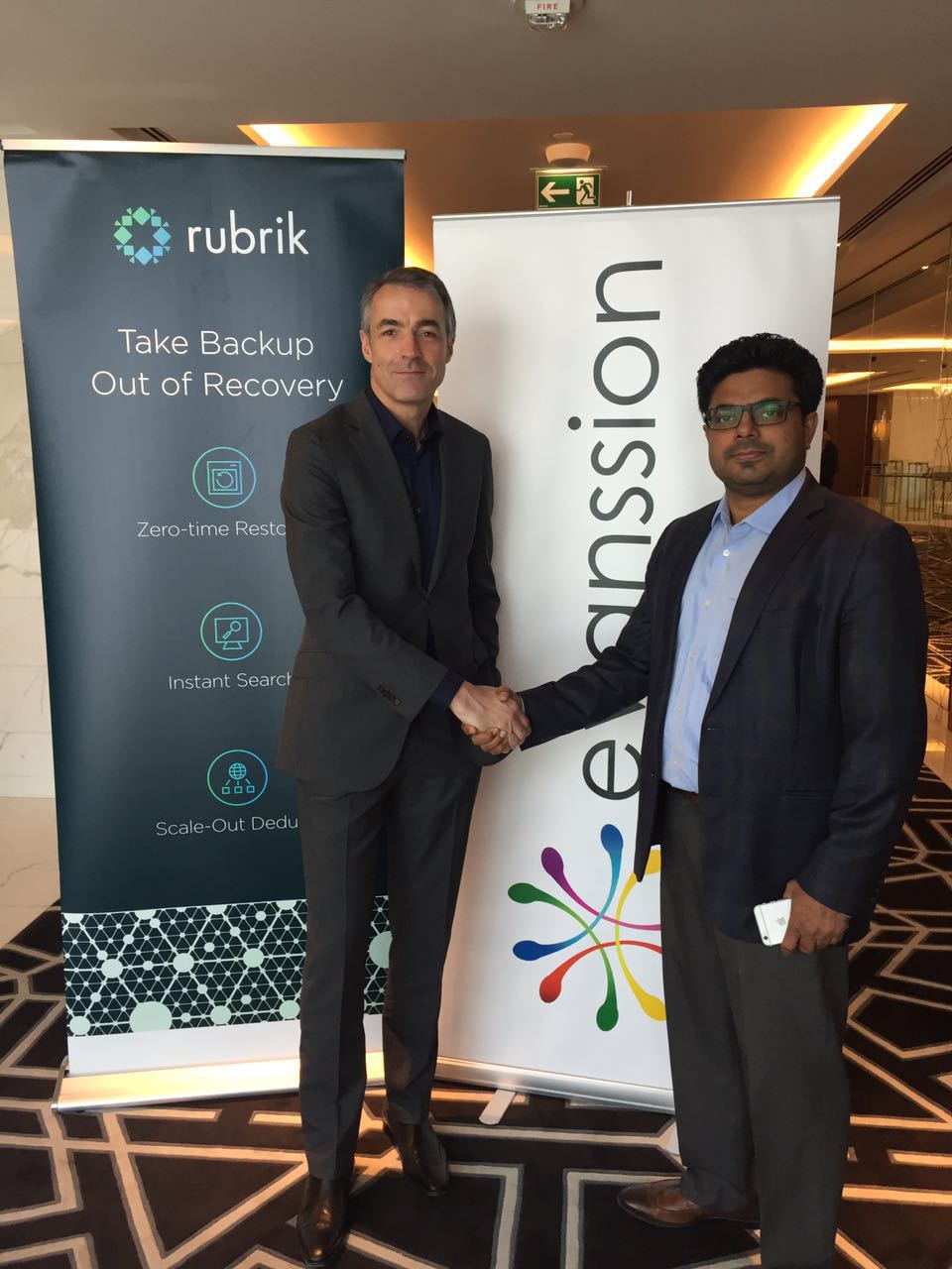 Evanssion signs ME and Africa distribution agreement with Rubrik