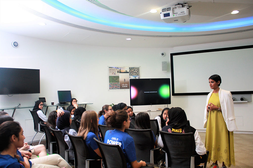 Cisco encourages female students to pursue careers in technology through its Girls Power Tech Program