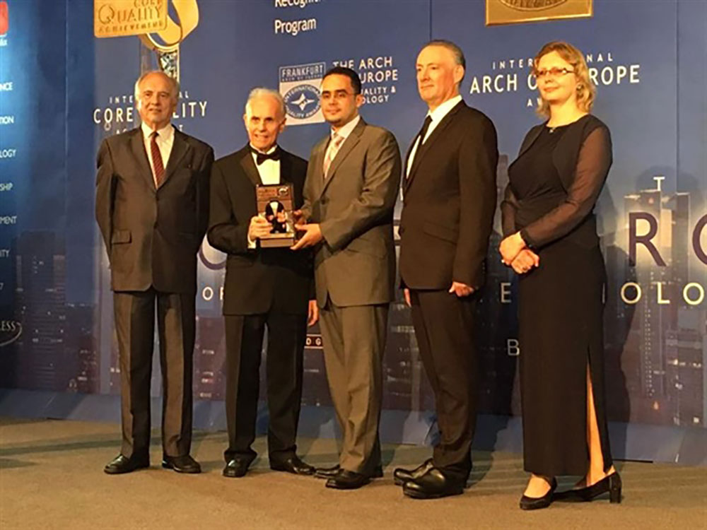 UBT wins International Arch of Europe Award