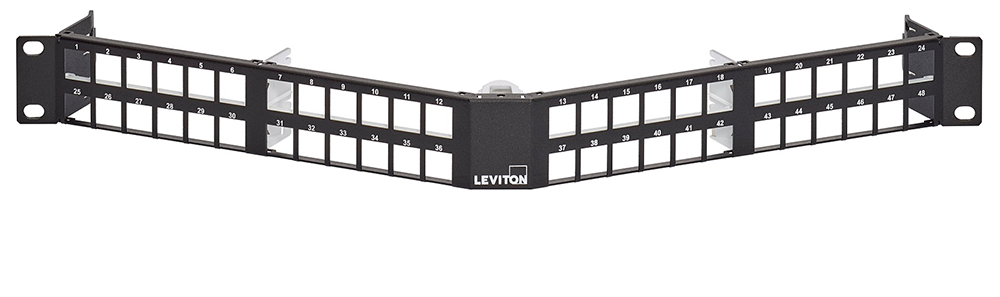Leviton e2XHD Universal High-Density Panels support shielded connectivity