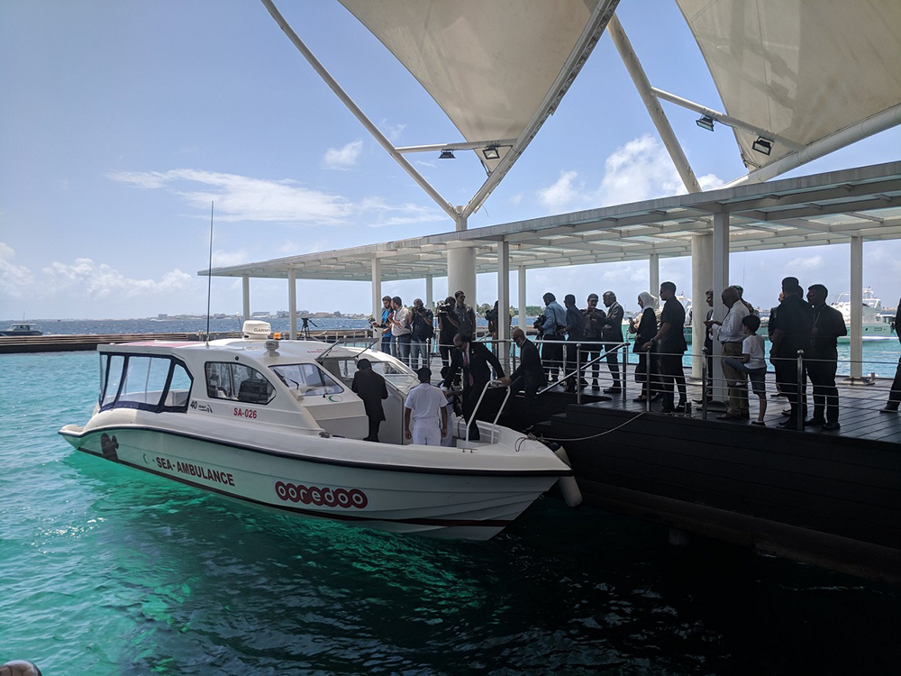 Qatar based Ooredoo donates sea ambulances to Maldives