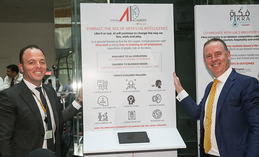 Etihad Airways launches region’s first AI academy