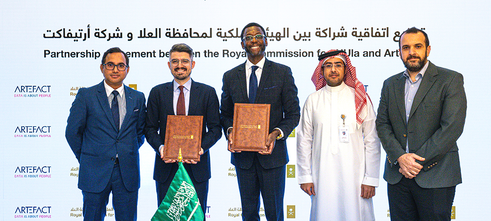 The Royal Commission for AlUla and Artefact sign long-term partnership to drive Digital Transformation in AlUla