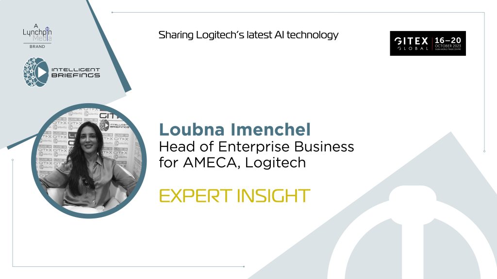 GITEX 2023: Loubna Imenchel, Head of Enterprise Business for AMECA, Logitech