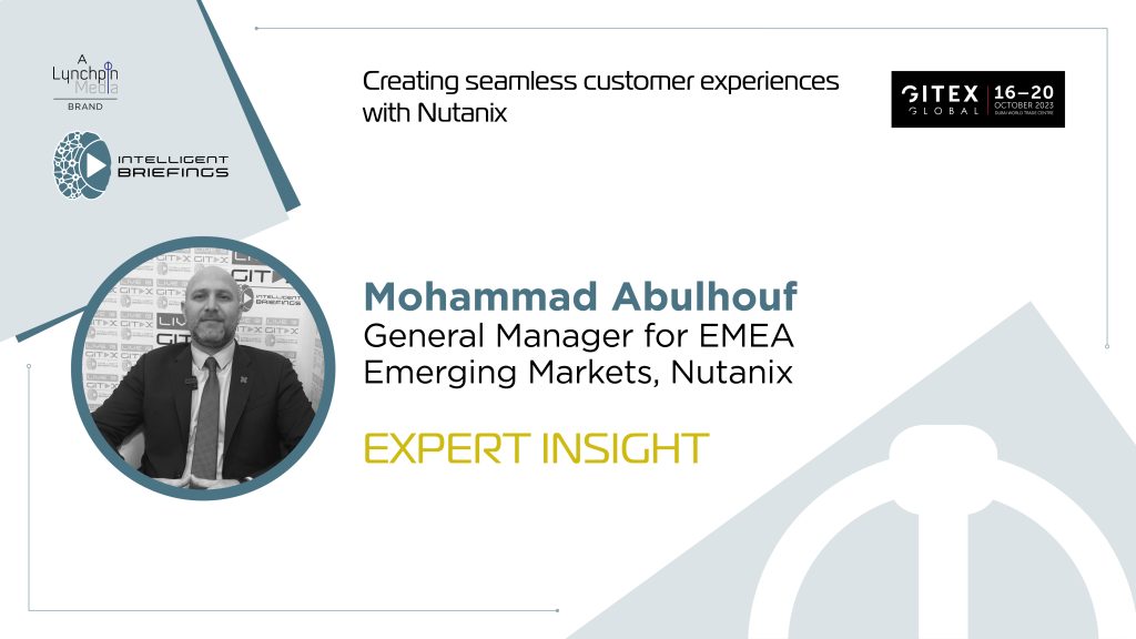 GITEX 2023: Mohammad Abulhouf, General Manager for EMEA Emerging Markets, Nutanix