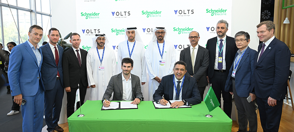 Schneider Electric signs MoU with Volts for first gigafactory in the UAE