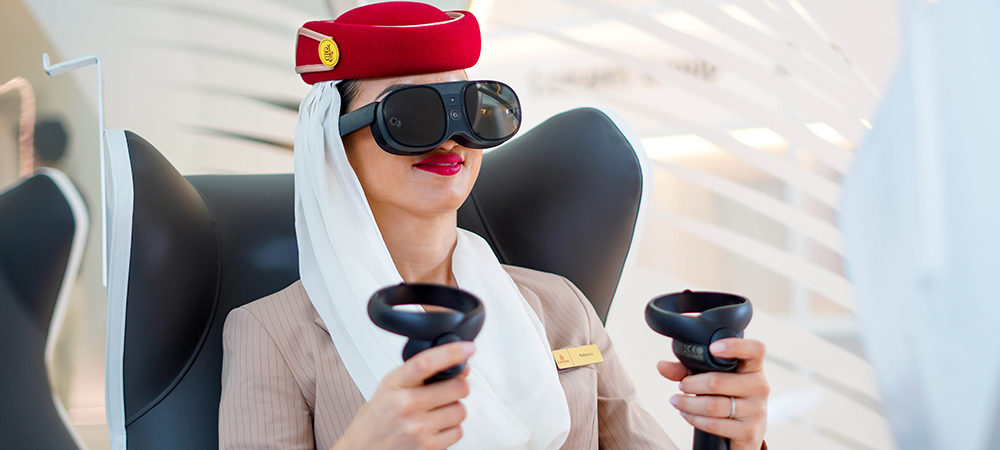 Introduction of extended reality for air crew training and onboarding of new employees helps to make them more comfortable and familiar with their workplace when they join.