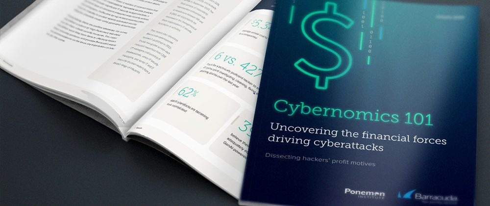 Barracuda’s new Cybernomics 101 report uncovers the financial forces driving cyberattacks
