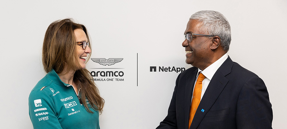 Aston Martin Aramco Formula One Team and NetApp renew partnership