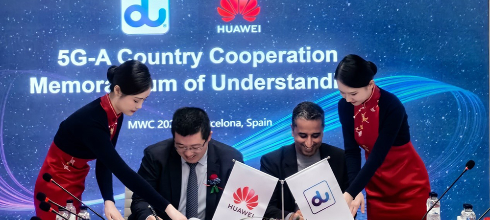 Huawei and du sign strategic cooperation MOU, building the 5G advanced country