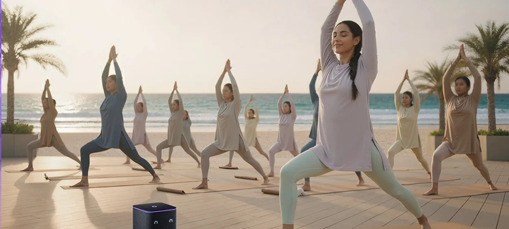 Yango Group brings AI-guided yoga and meditation experience to Dubai Fitness Challenge