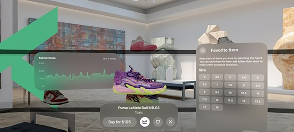 StockX launches immersive shopping experience for Apple Vision Pro